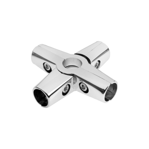 Cоединитель труб 6-лучевой - хром