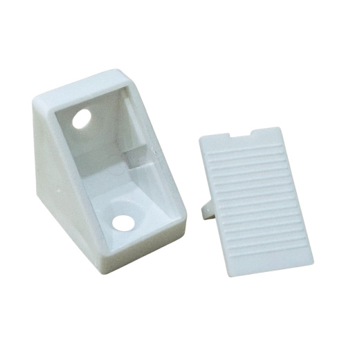 Уголок монтажный пластиковый одинарный - 0000 Белый (100шт.)