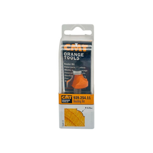 Фреза радиусная с калевкой нижний подшипник D=25,4; I=12,7 S=8; R=6,35