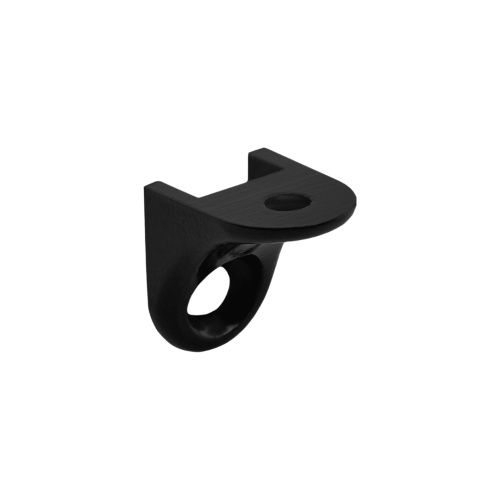 Полкодержатель AQ SHELF 02 под саморез черный матовый