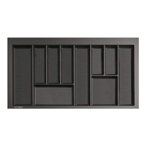 Лоток для столовых приборов AQ TRAY 900 графит
