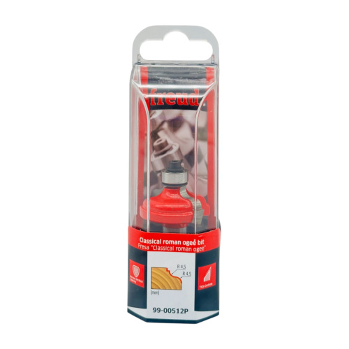 Фреза классический римский профиль D=34,9; h=14,3; H=62,8; A=12; R=4,8; Z=2