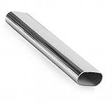 Труба овальная 30х15 3000 мм -  хром