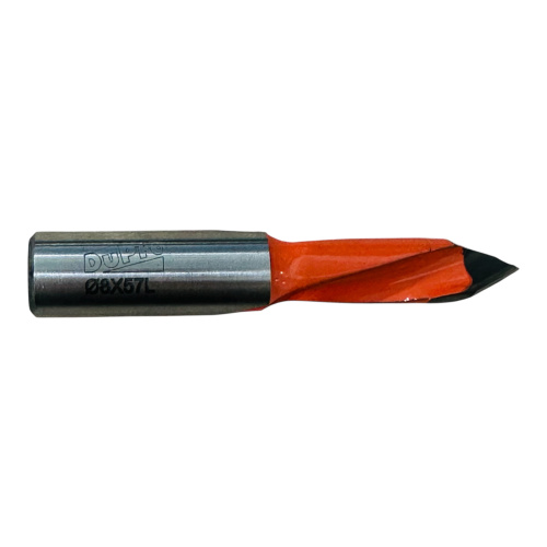 Сверло D8 сквозное 57.5 L