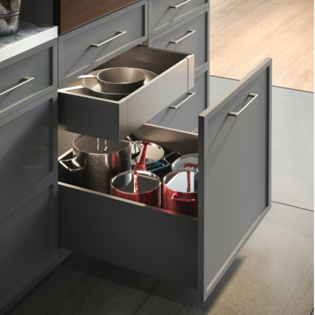 Ящик выдвижной Axis Pro L-450мм Высота D - 200мм антрацит