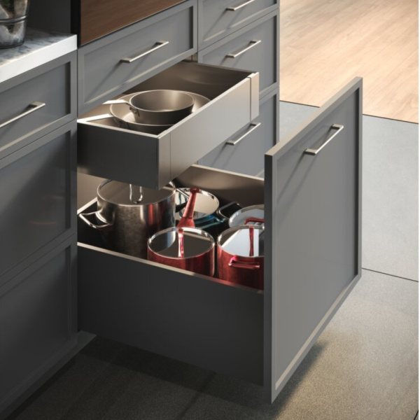 Ящик выдвижной Axis Pro L-450мм Высота D - 200мм антрацит