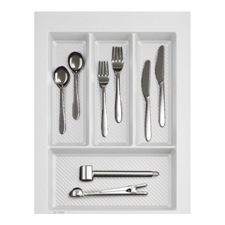 Лоток для столовых приборов AQ TRAY 400 белый