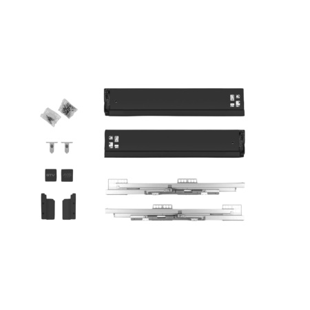 Ящик выдвижной Axis Pro L-450мм Высота D - 200мм черный