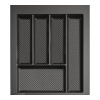 Лоток для столовых приборов AQ TRAY 450 графит