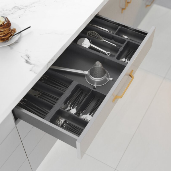 Ящик выдвижной Axis Pro L-500мм Высота 69мм антрацит