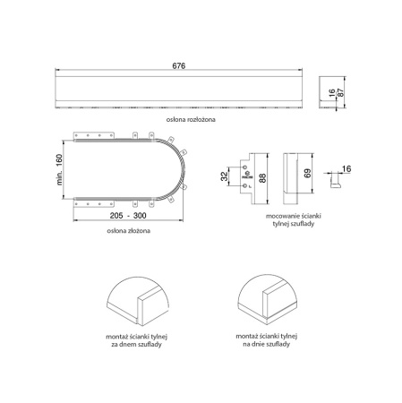 Защита сифона для ящиков под мойку