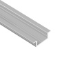 Профиль врезной AQ FORM для LED лент 15/21х7 3 м алюминий
