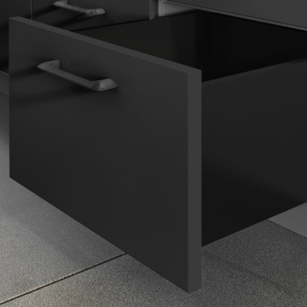 Ящик выдвижной Axis Pro L-450мм Высота D - 200мм черный