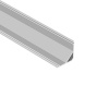 Профиль накладной угловой AQ FORM для LED лент 16х16 3 м алюминий