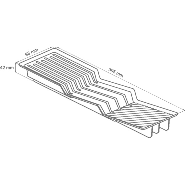 Вкладыш для ножей в лоток AQ TRAY графит