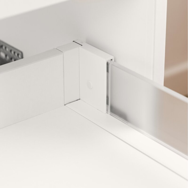 Ящик выдвижной Axis Pro Glass L-450мм Высота A - 84мм стекло/антрацит