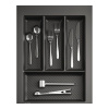 Лоток для столовых приборов AQ TRAY 400 графит