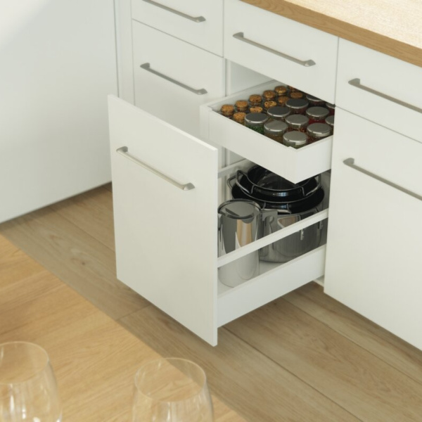 Ящик выдвижной Axis Pro L-500мм Высота A - 84мм белый